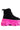 Full View Rollin Black And Pink High Top Sneaker