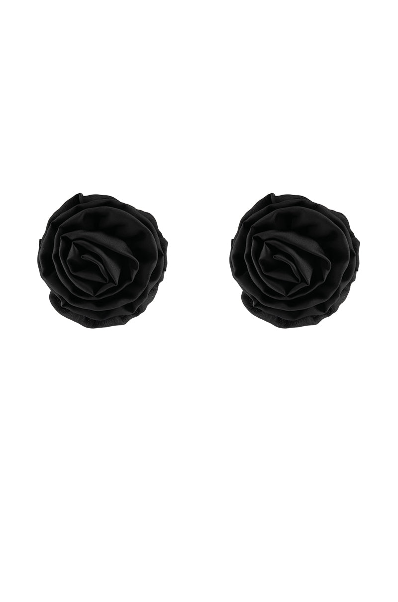 Back View Romance Me Floral Hair Clips Set