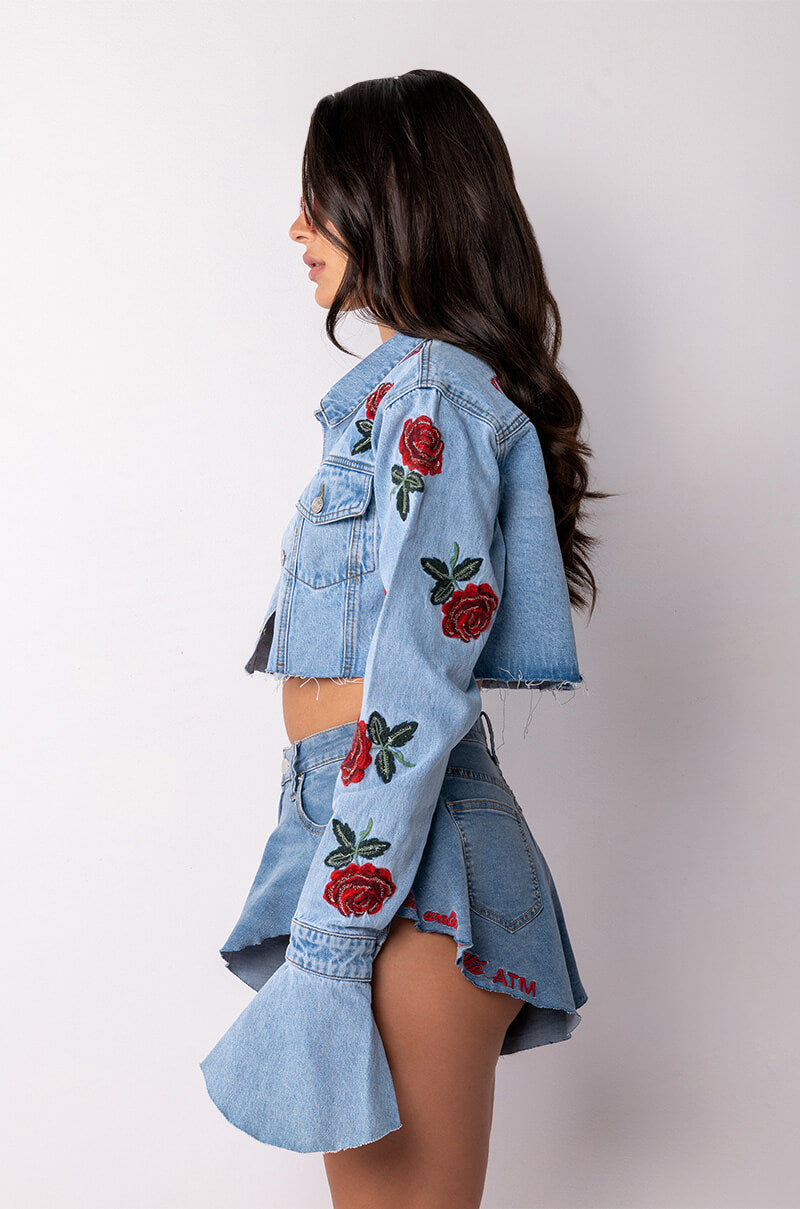 Extra View Romantic Walks Denim Jacket