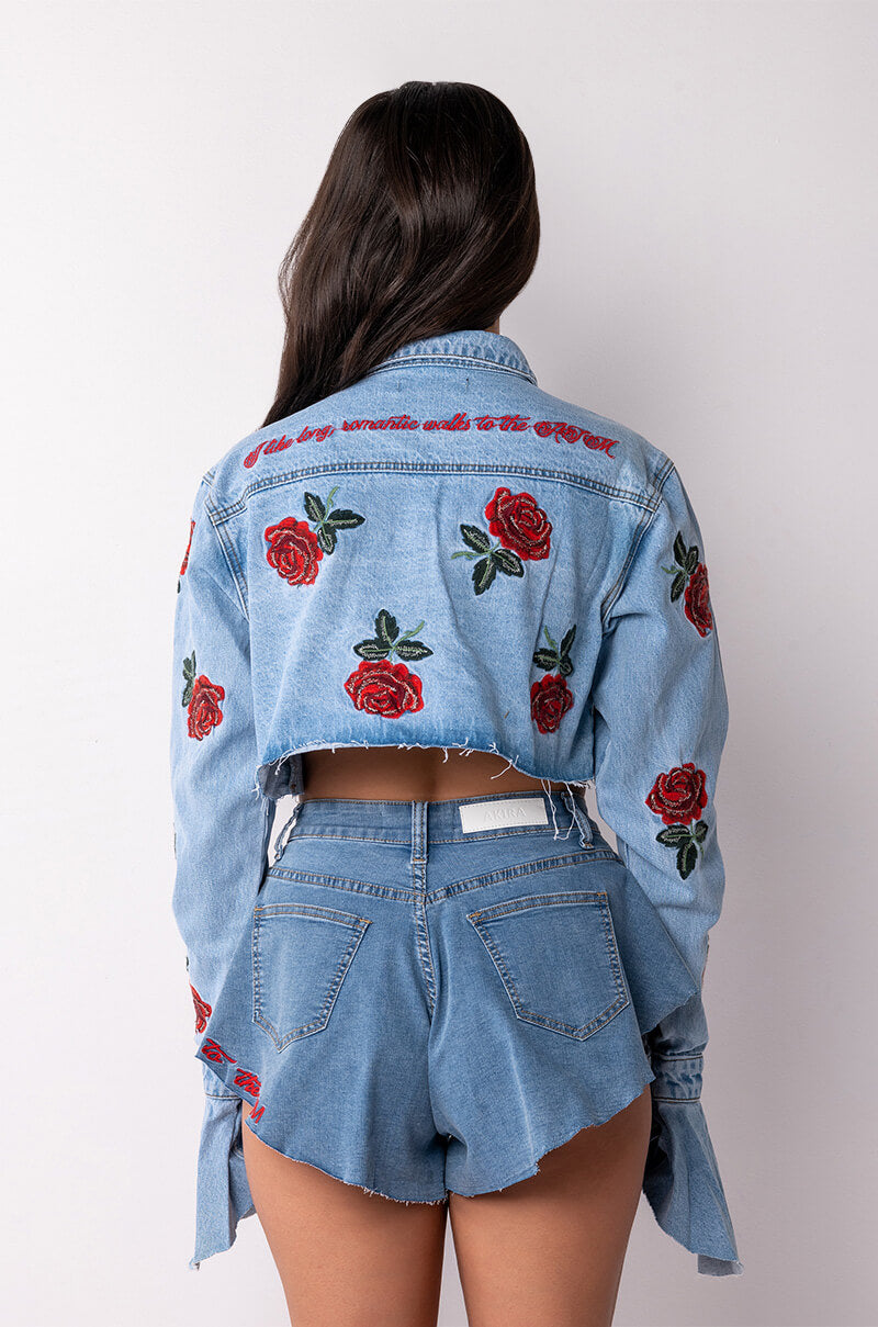 Extra View Romantic Walks Denim Jacket
