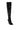 Back View Ronnie Weaved Thigh High Boot In Black