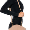 Front View Rory Nude Clutch