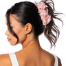 Front View Rose Garden Ruffle Hair Clip