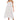 Front View Rose Tiered Sleeveless Maxi Dress In White