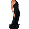 Front View Rosey Halter Bandage Maxi Dress