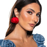 Front View Rosey Stud Earring