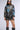 Side View Rosie Butterfly Denim Patch Sweatshirt Dress