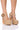 Front View Roundabout Chunky Croc Mary Jane Pump In Nude