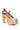 Back View Roundabout Chunky Croc Mary Jane Pump In Nude