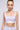 Front View Rowan Poplin Stripe Bralette