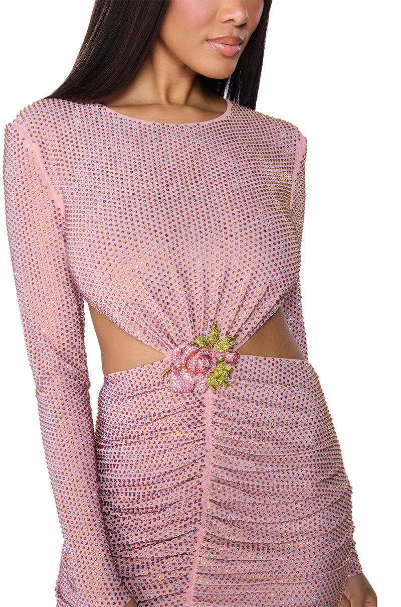 Extra View Ruby Cut Out Sequin Mini Dress