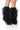 Front View Ruffle Me Up Leg Warmer In Black