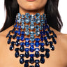 Front View Run This Statement Necklace