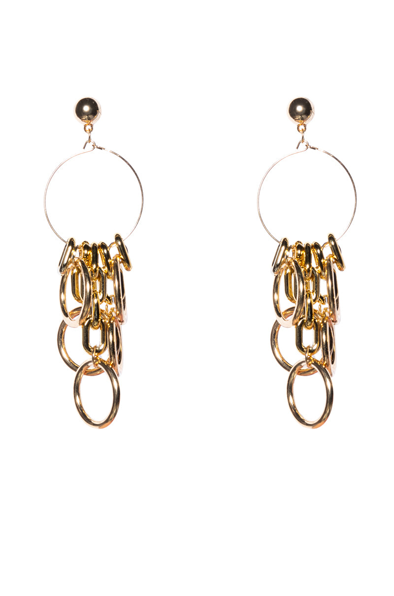 Side View Running In Circles Earring