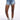 Front View Runway High Waisted Stretchy Rhinestone Jean Shorts