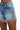 Extra View Runway High Waisted Stretchy Rhinestone Jean Shorts