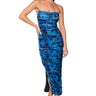 Front View Rylee Ruched Maxi Dress