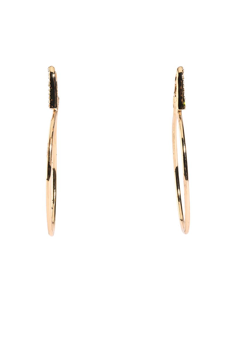 Side View Safety First Embellished Hoop