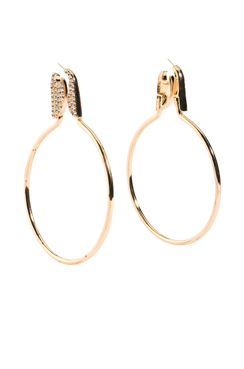 Back View Safety First Embellished Hoop