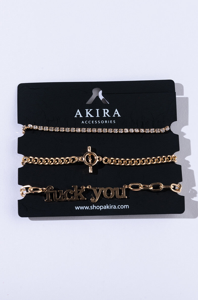 SAID WHAT I SAID BRACELET SET view 0