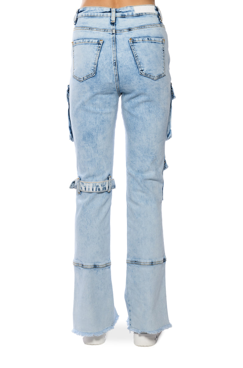 Full View Sammi Denim Cargo Pant 6