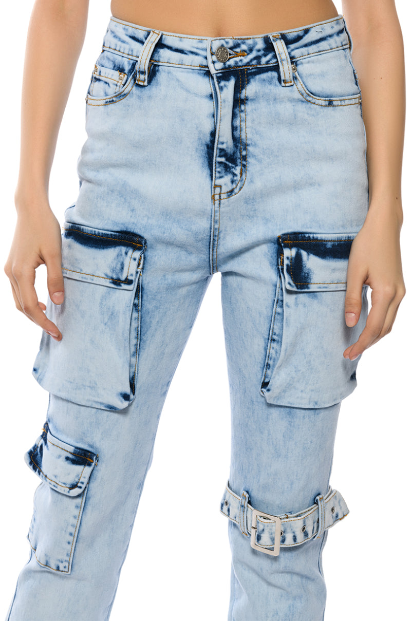 Extra View Sammi Denim Cargo Pant 7