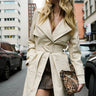 Front View Sando Tan Pu Trench Coat