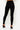 Back View Sandy High Waisted Destroyed Frayed Skinny Jean in Black