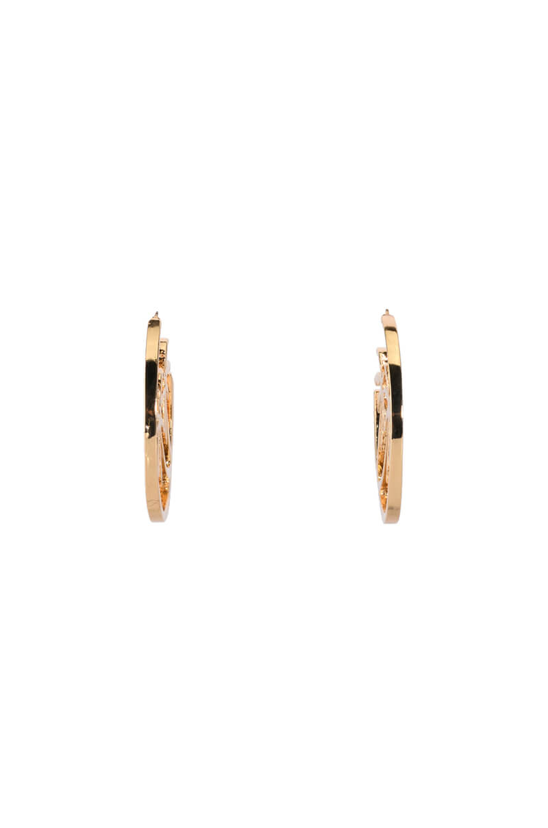 Side View Santa Cruz Statement Hoop Earrings