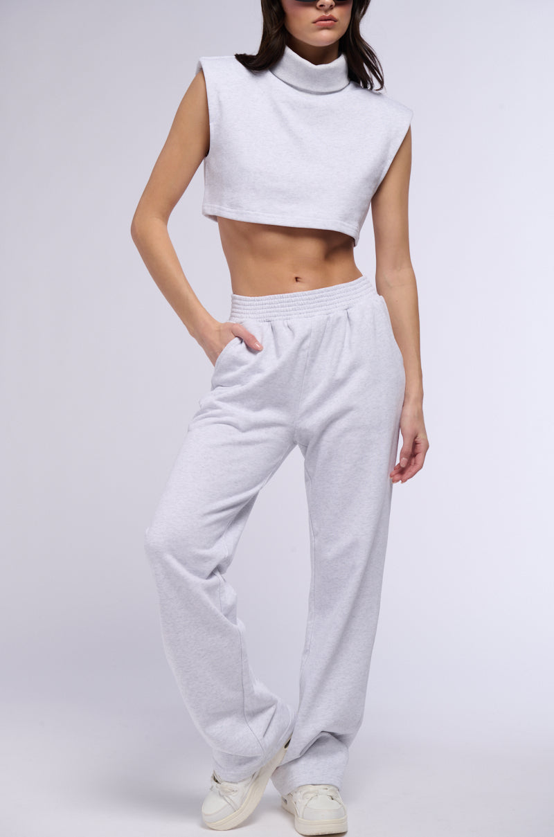 Extra View Saturdaze Turtleneck Sleeveless Top