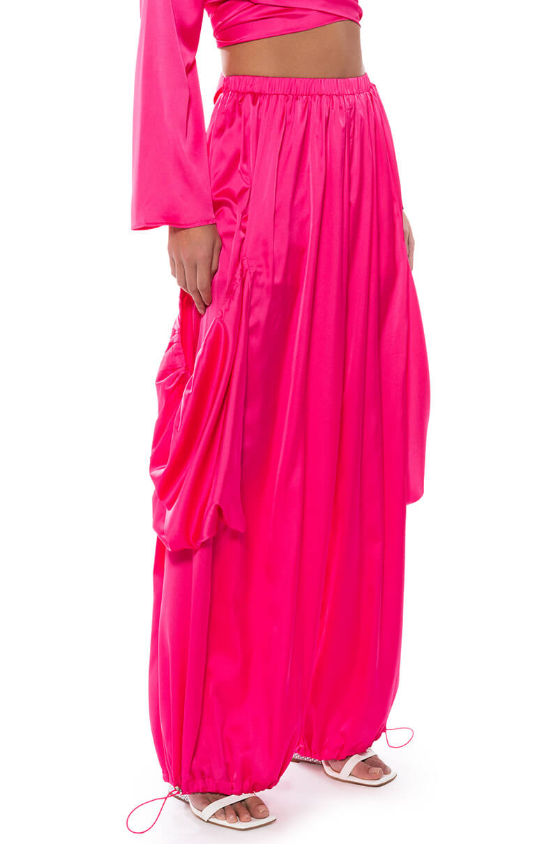 Back View Saucy Baggy Cargo Pants