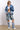 Extra View Scattered Patchwork Oversized Denim