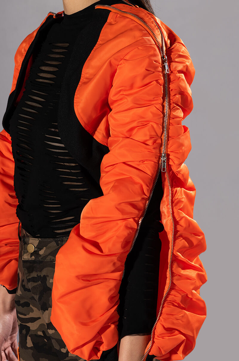 Extra View Scotland Yard Crop Bolero Bomber Jacket