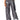 Front View Seaside Lovers Foil Effect Wide Leg Cargo Pants