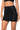 Side View Second Skin Rhinestone Mini Skirt In Black