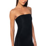 Front View Second Skin Strapless Bodycon Mini Dress