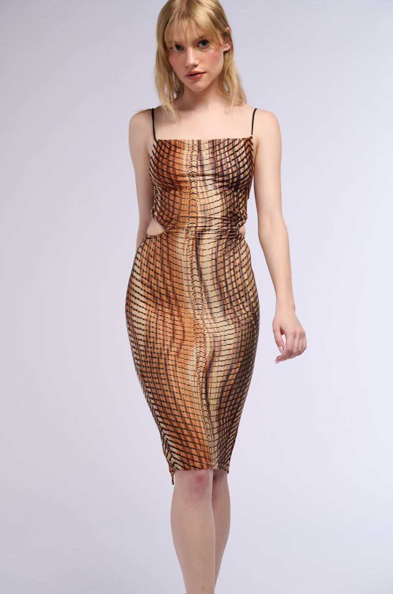 SECRET AFFAIR COWL NECK MIDI DRESS AKIRA SECRET AFFAIR COWL NECK MIDI DRESS AKIRA