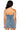 Extra View Seeing Double Strapless Denim Mini Dress