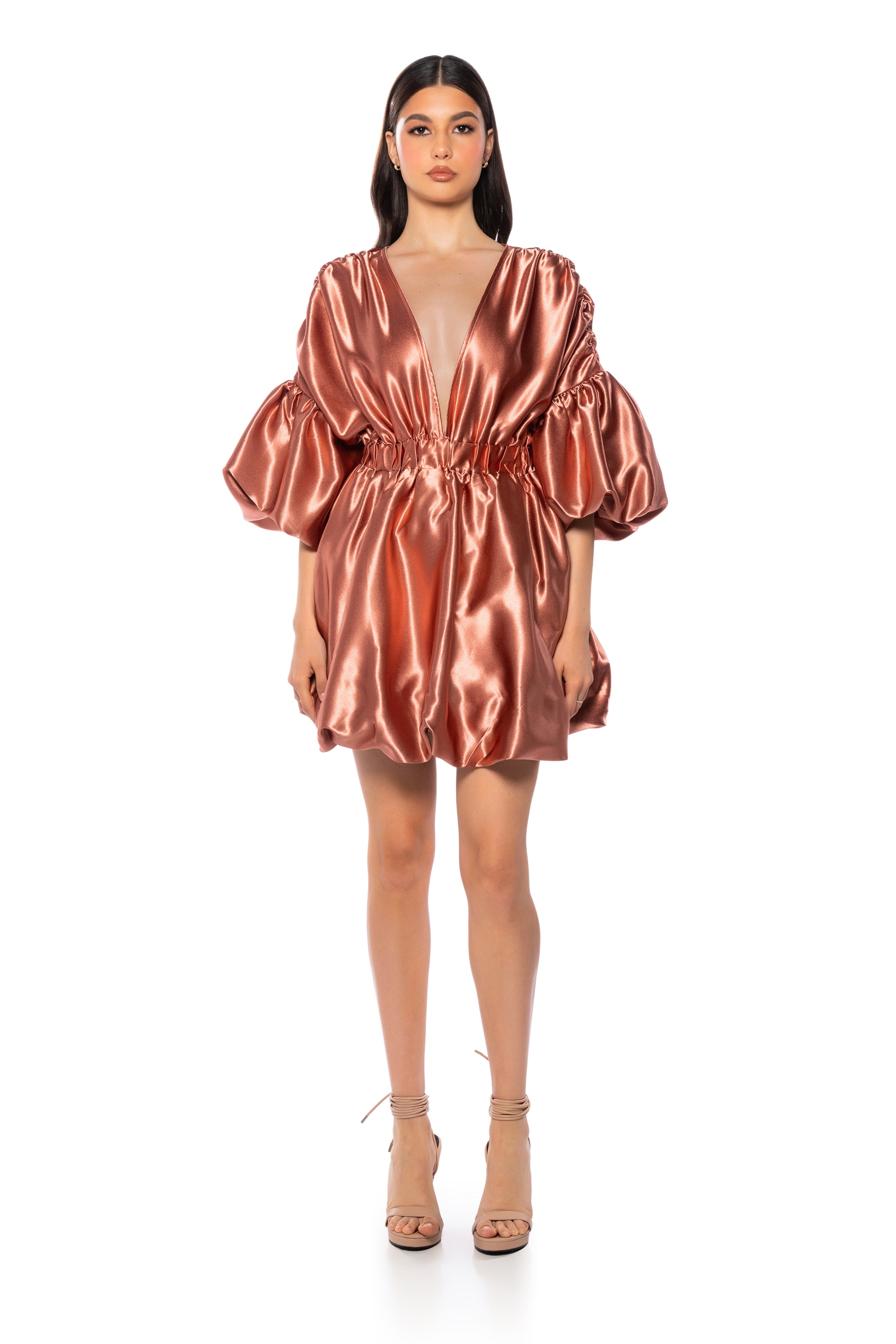 SEEING STARS METALLIC MINI DRESS IN GOLD AKIRA SEEING STARS METALLIC MINI DRESS IN GOLD AKIRA