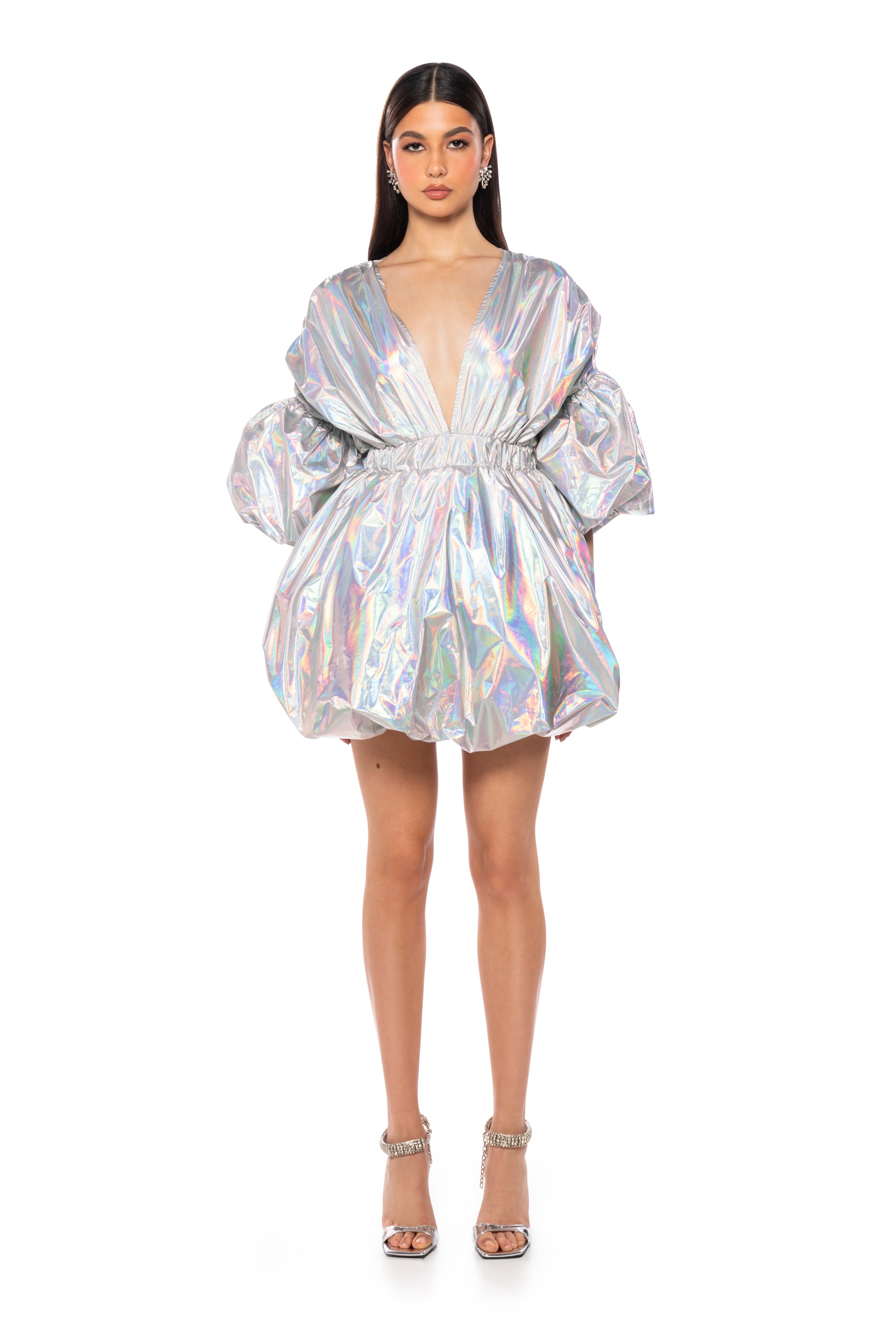 star metallic dress SEEING STARS METALLIC MINI DRESS