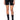 Front View Send It Up Zip Front Faux Leather Bike Short