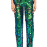 Front View Senorita Embellished Straight Leg Pant