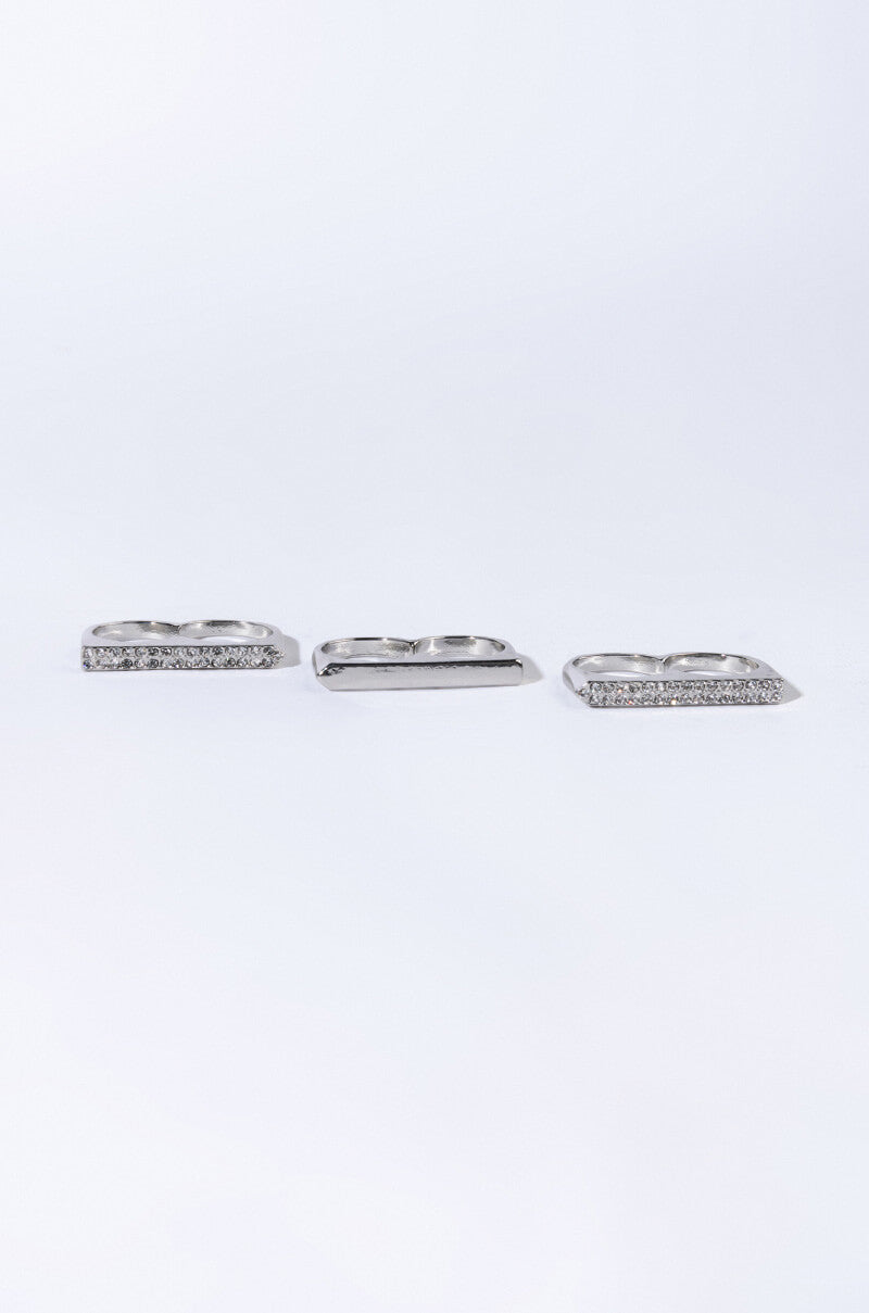 Side View Set The Bar High Ring Set