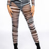 Front View Set You Straight Mesh Legging