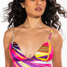 Front View Seychelles Satin Bralette