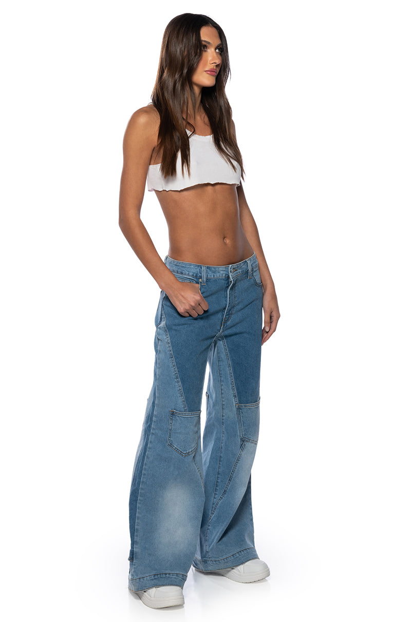 Full View Shades Of Blue Relaxed Fit Jeans