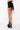 Detail View Shadow Tulle Detail Zipper Denim Shorts