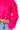 Full View Shaggy Knit Crop Turtleneck In Fuchsia