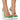 Front View Shameless Pvc Sandal In Green