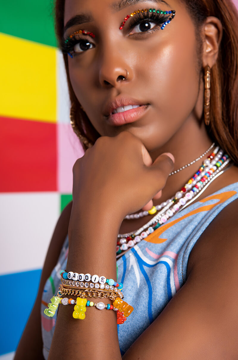 Front View She A Baddie Candyland Bracelet Set 0